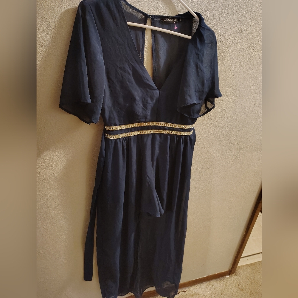 Crystal Doll Jumpsuit Romper Size 7